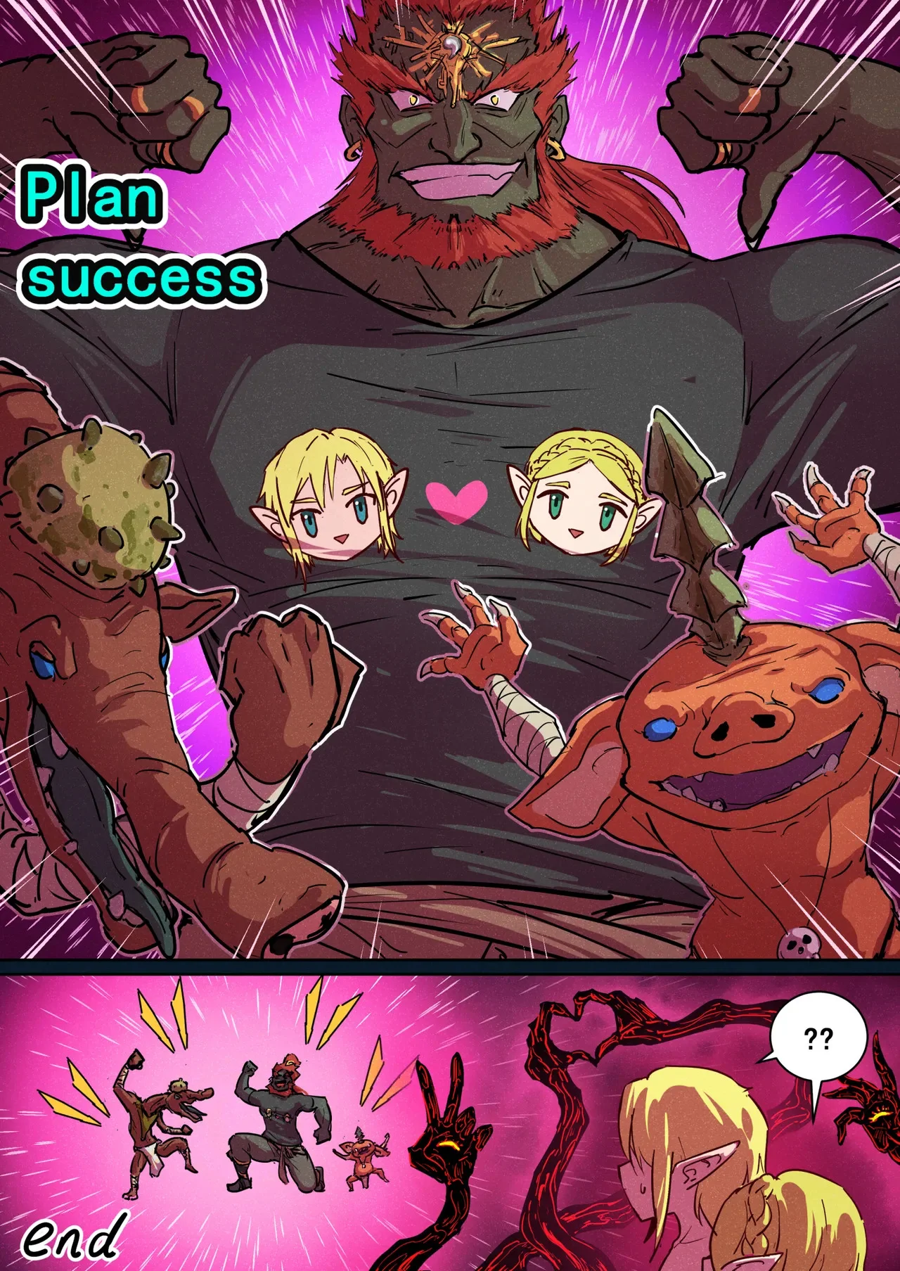 Portada del cómic The Legend of Zelda: The Kidnapping of Zelda. - Página 2