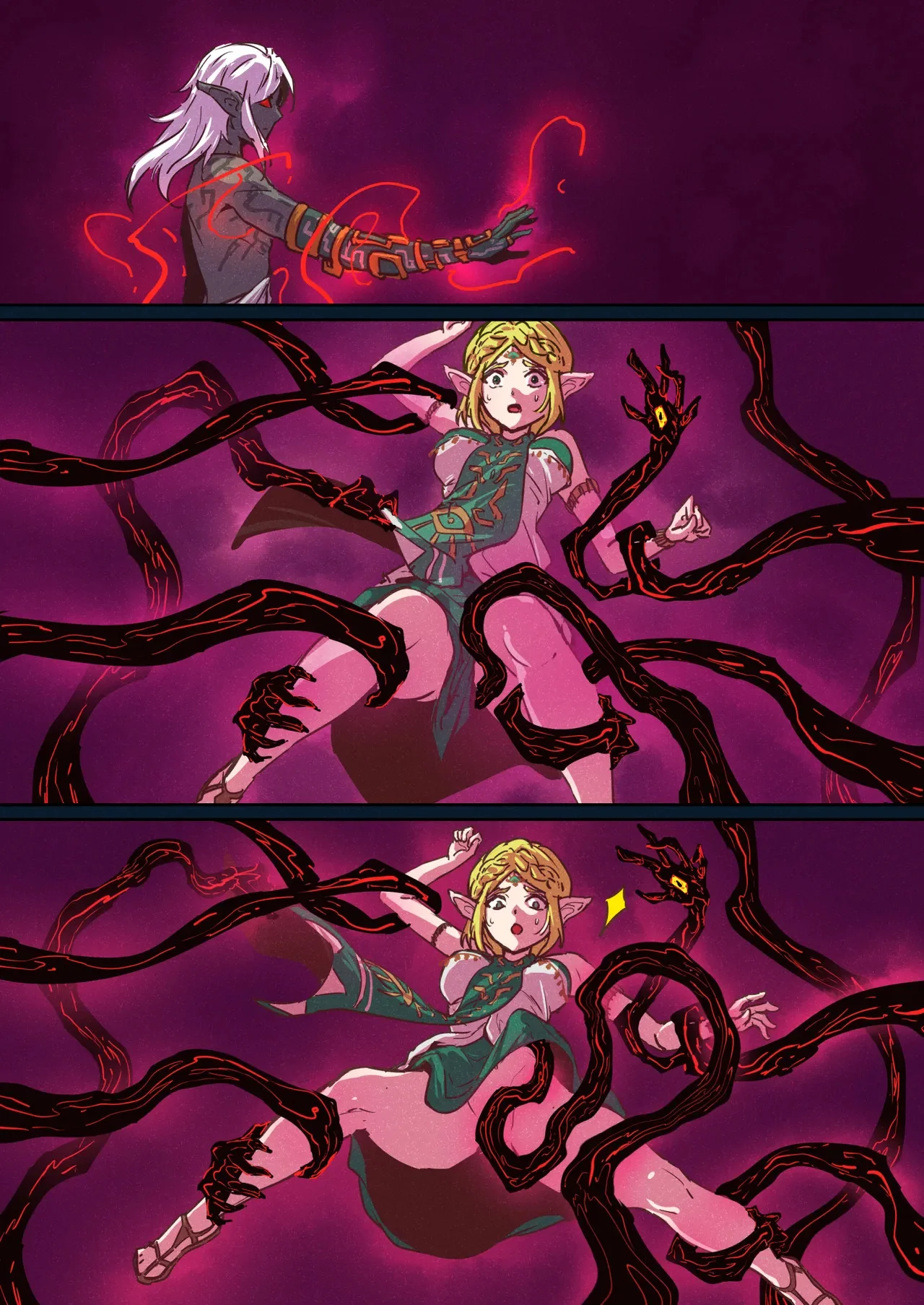 Portada del cómic The Legend of Zelda: The Kidnapping of Zelda. - Página 21