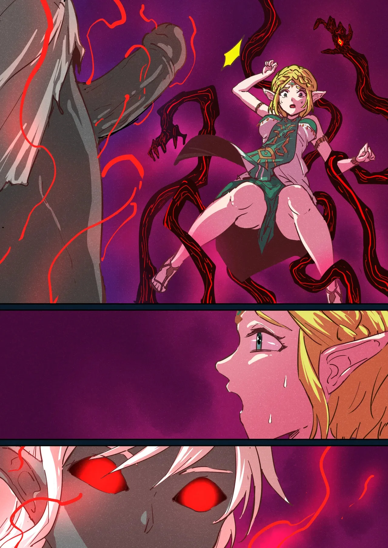 Portada del cómic The Legend of Zelda: The Kidnapping of Zelda. - Página 22
