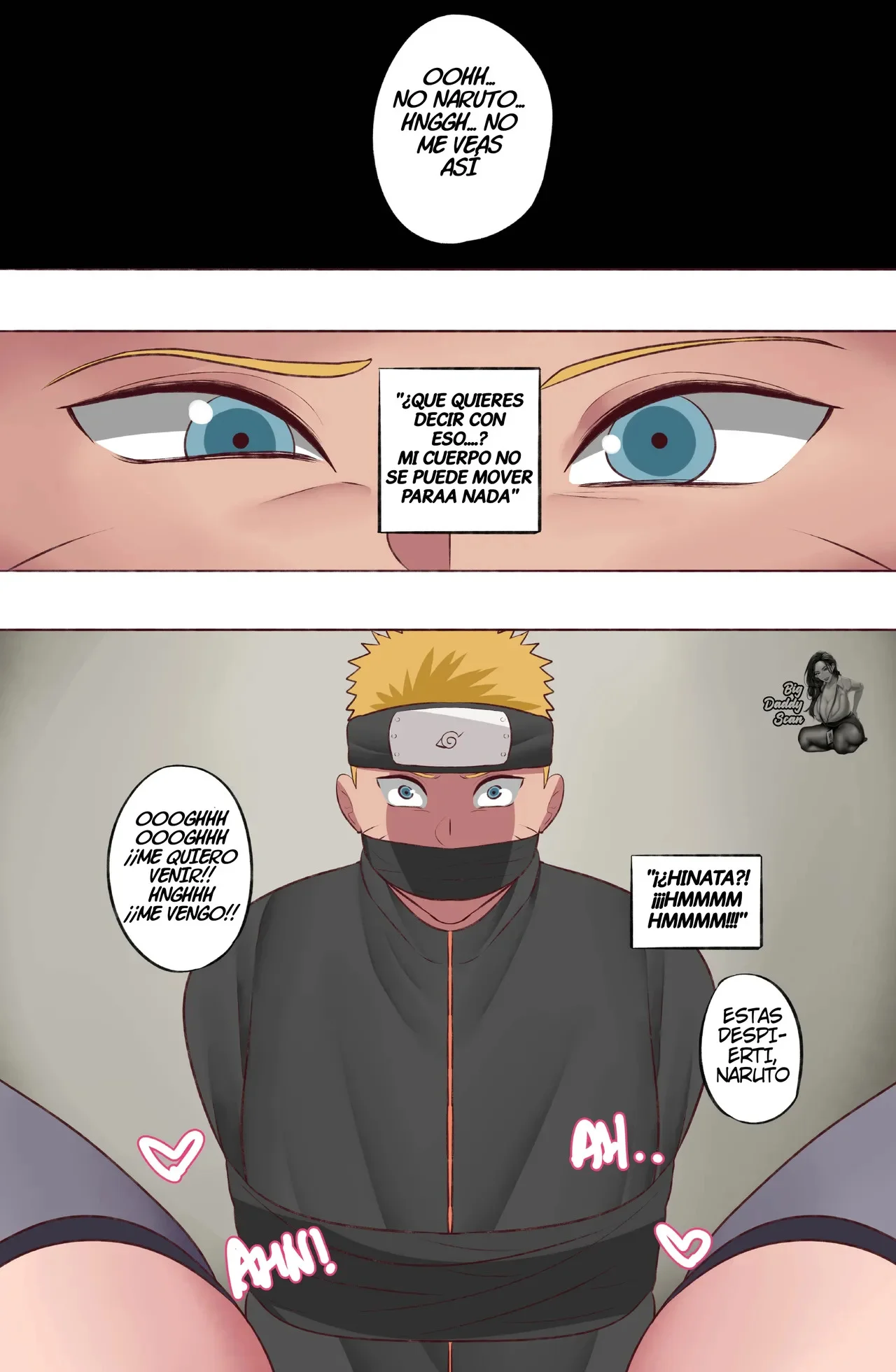 Portada del cómic Hinata Secret Jutsu 1, con la protagonista Hinata Hyuga en primer plano. - Página 19