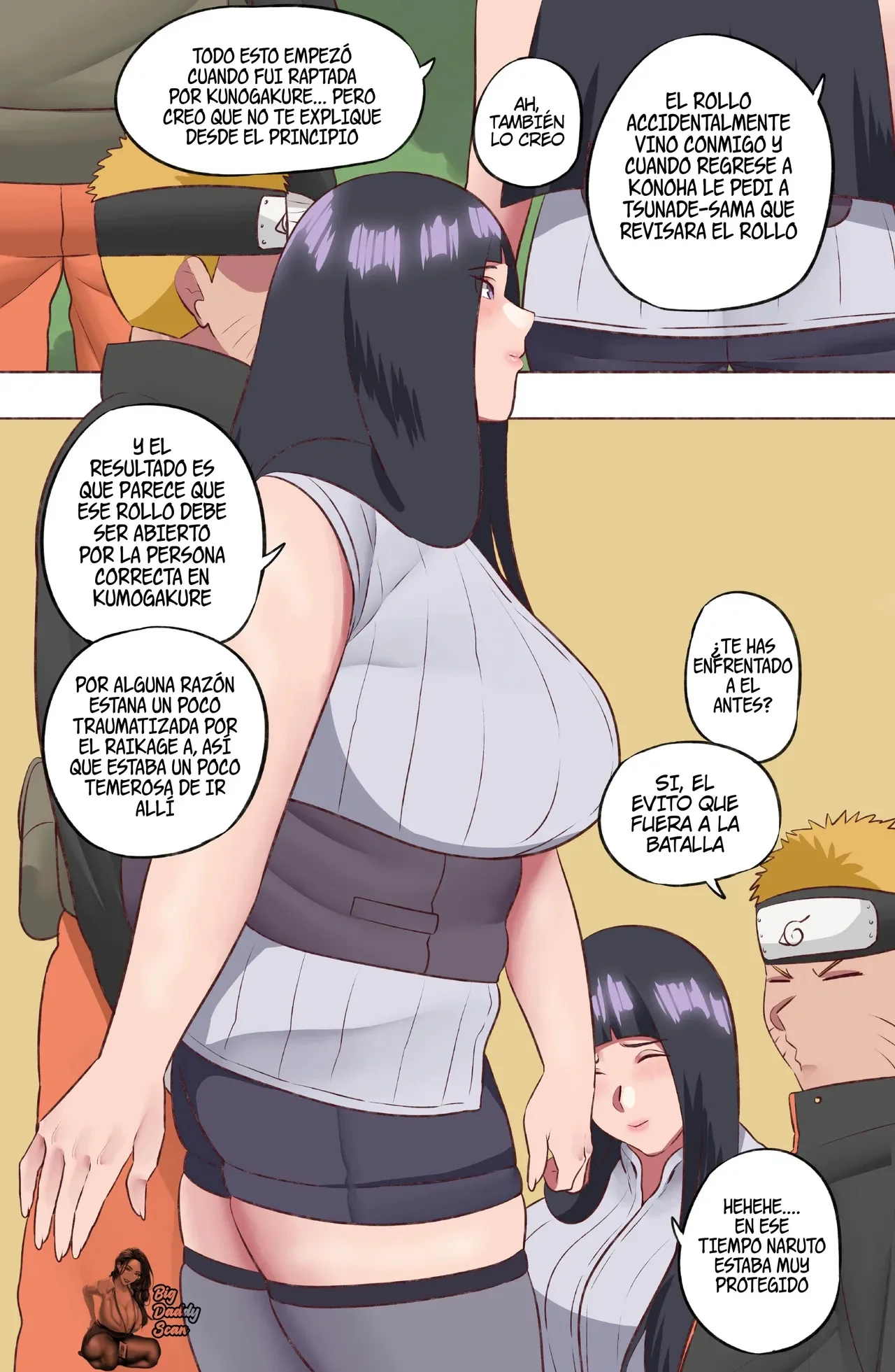Portada del cómic Hinata Secret Jutsu 1, con la protagonista Hinata Hyuga en primer plano. - Página 24
