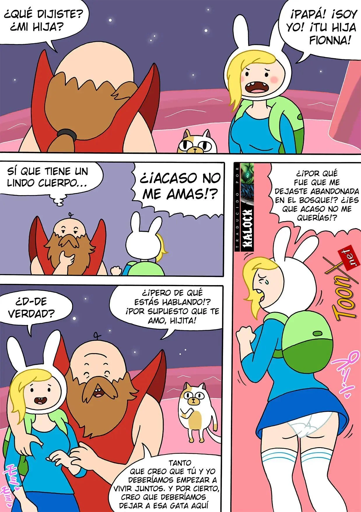 Portada del cómic Si Finn Hubiese sido Fionna…, con ilustración principal del personaje. - Página 18