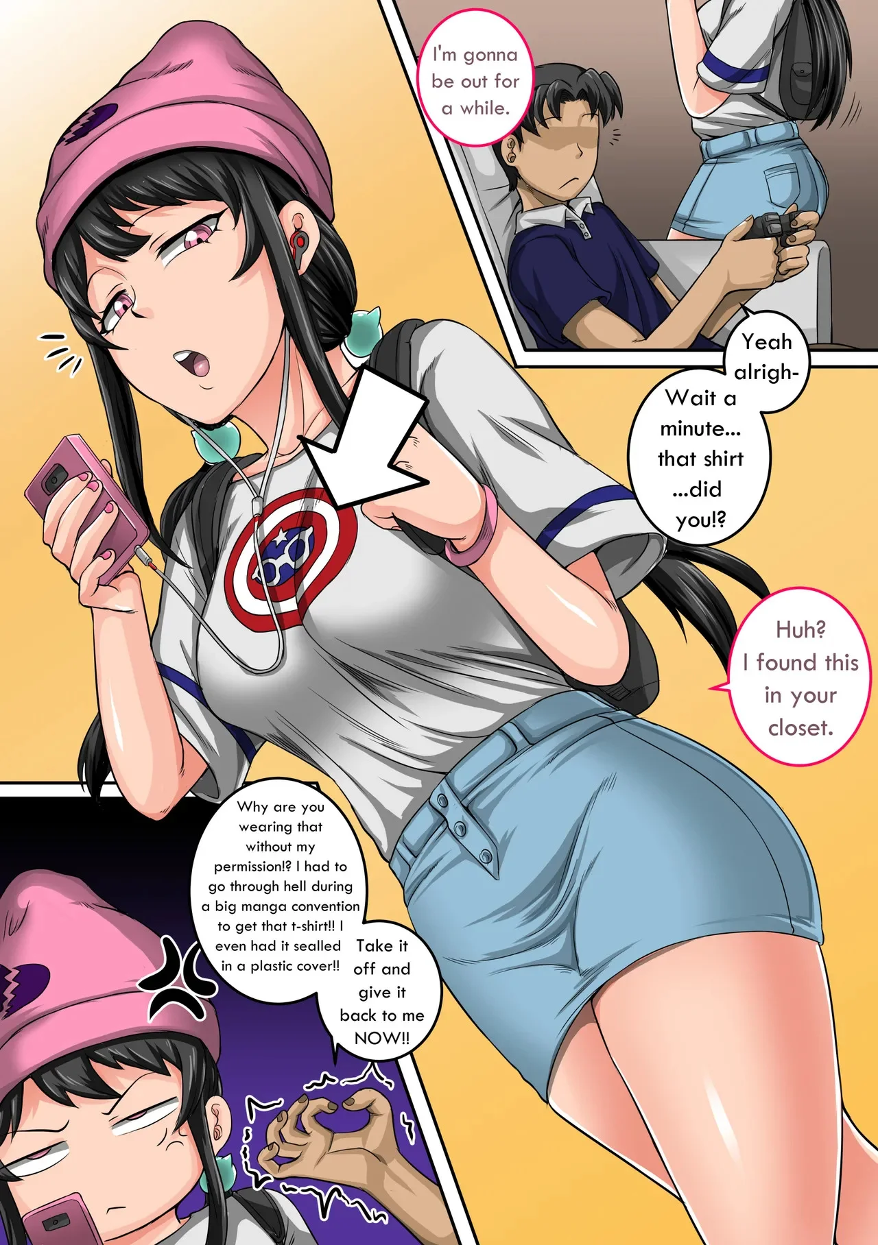 Portada del cómic Mukatsuku Imouto wa Chanto Shikaranakucha, edición recopilatoria de los capítulos 1 al 36. - Página 130