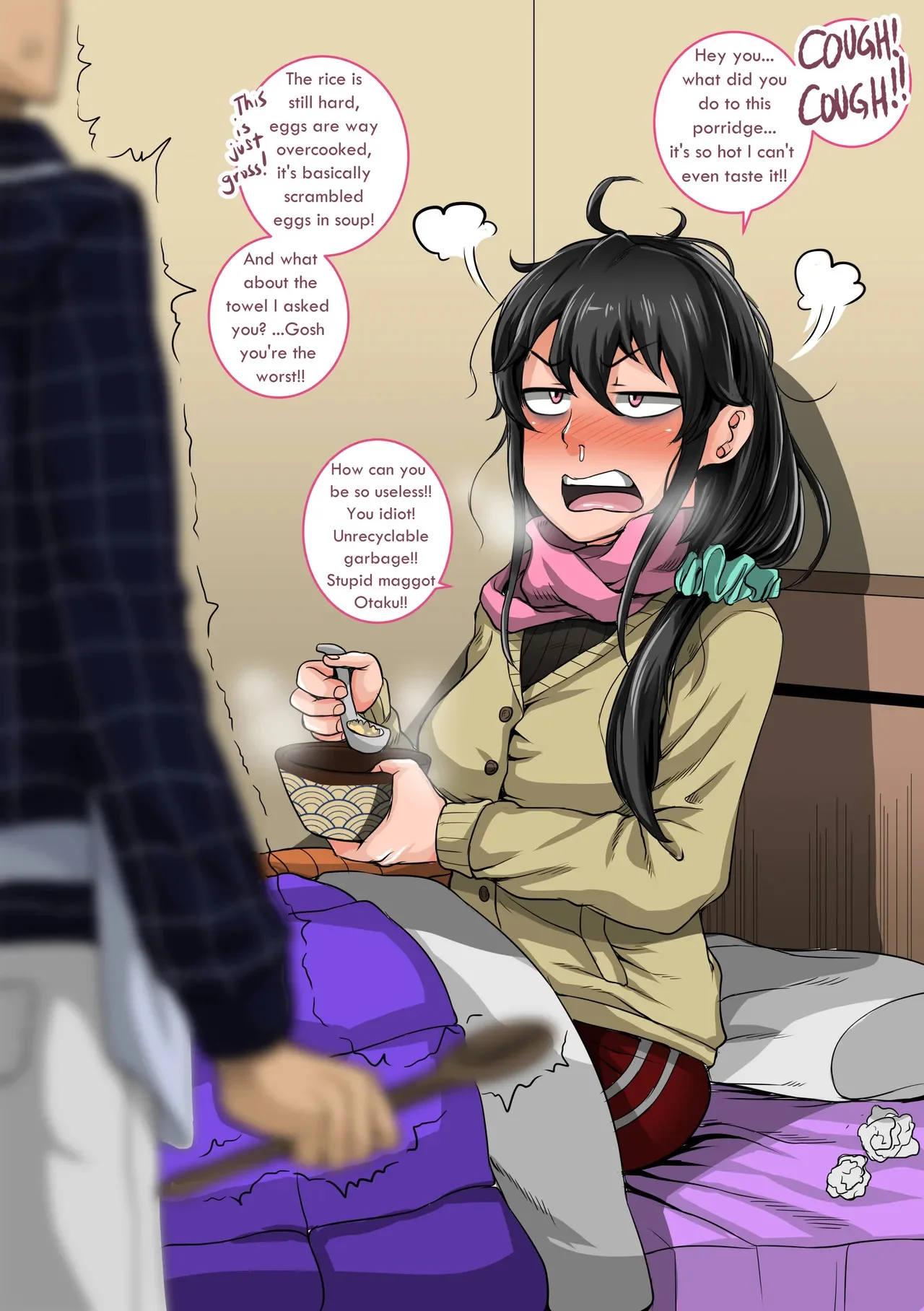 Portada del cómic Mukatsuku Imouto wa Chanto Shikaranakucha, edición recopilatoria de los capítulos 1 al 36. - Página 132