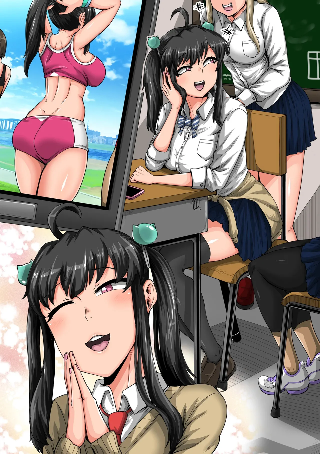 Portada del cómic Mukatsuku Imouto wa Chanto Shikaranakucha, edición recopilatoria de los capítulos 1 al 36. - Página 20