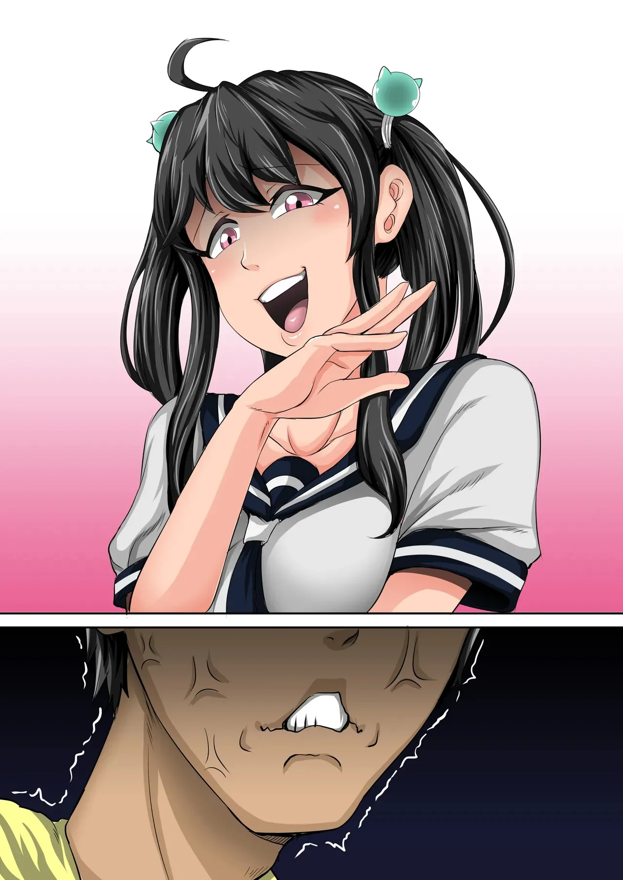 Portada del cómic Mukatsuku Imouto wa Chanto Shikaranakucha, edición recopilatoria de los capítulos 1 al 36. - Página 70