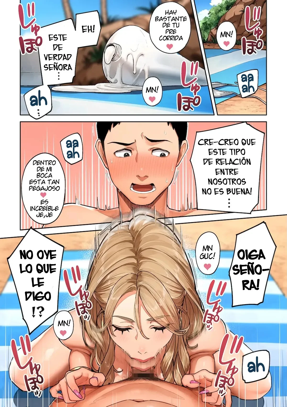 Portada del cómic Gal Mama Anna-san 1, con la protagonista en primer plano. - Página 38