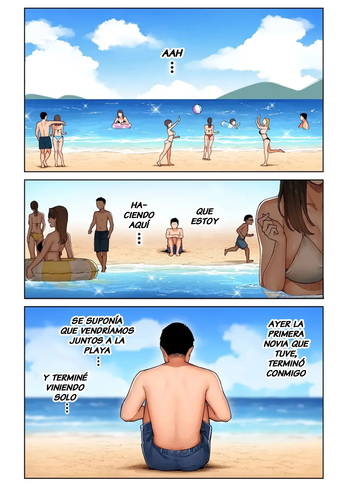 Portada del cómic Gal Mama Anna-san 1, con la protagonista en primer plano. - Página 48