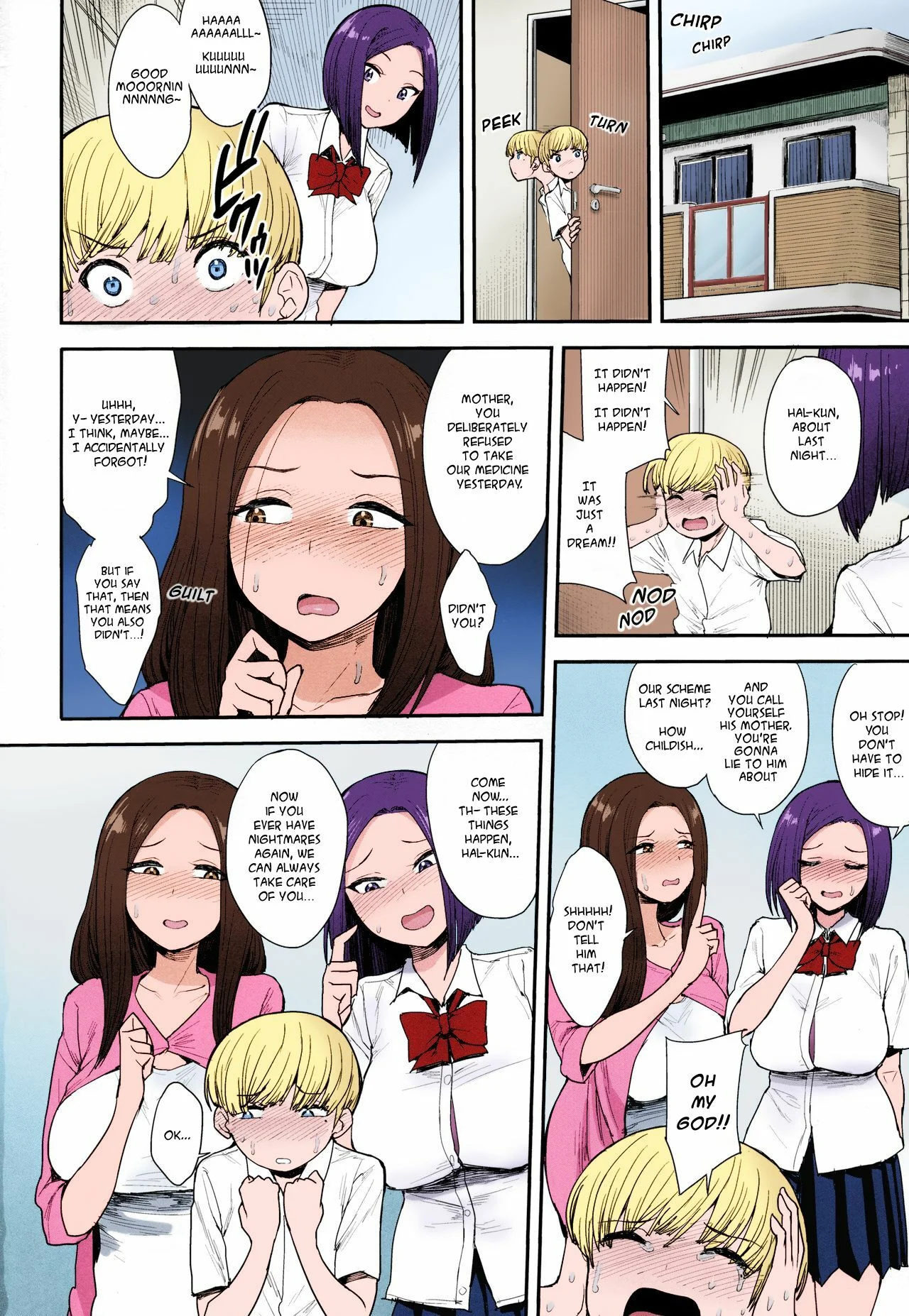 Portada a color de Succubus no Rinjin, manga original con dominación femenina, orgía, incesto y rayos X. - Página 2