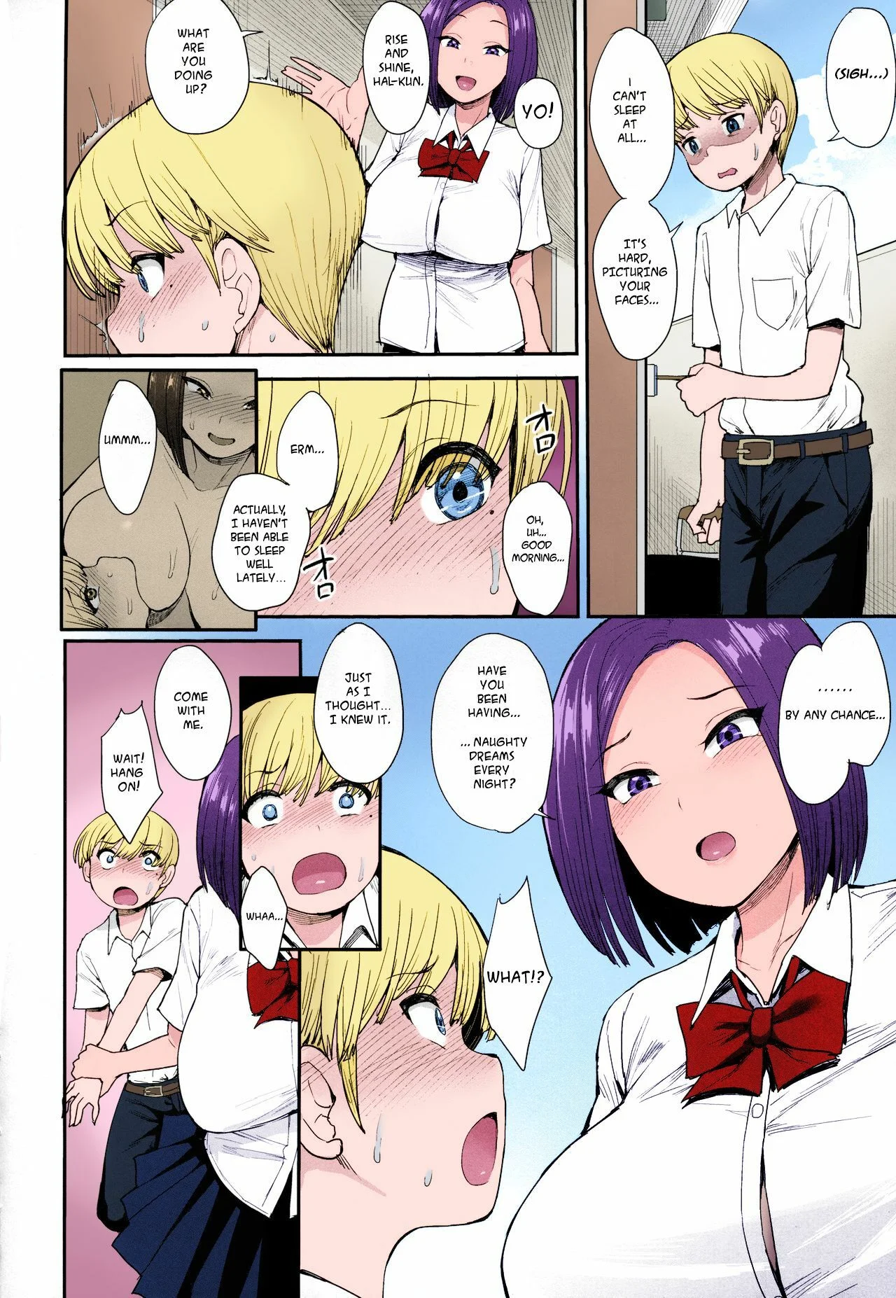 Portada a color de Succubus no Rinjin, manga original con dominación femenina, orgía, incesto y rayos X. - Página 24