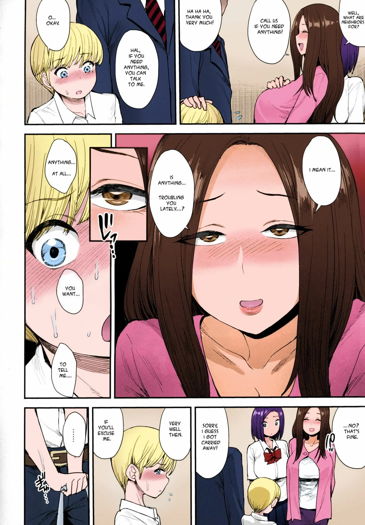 Portada a color de Succubus no Rinjin, manga original con dominación femenina, orgía, incesto y rayos X. - Página 28