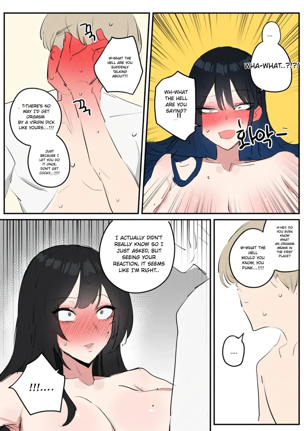 Portada de manga con mujer tetona y milf, escena de lactancia y chantaje, rayos x. - Página 28
