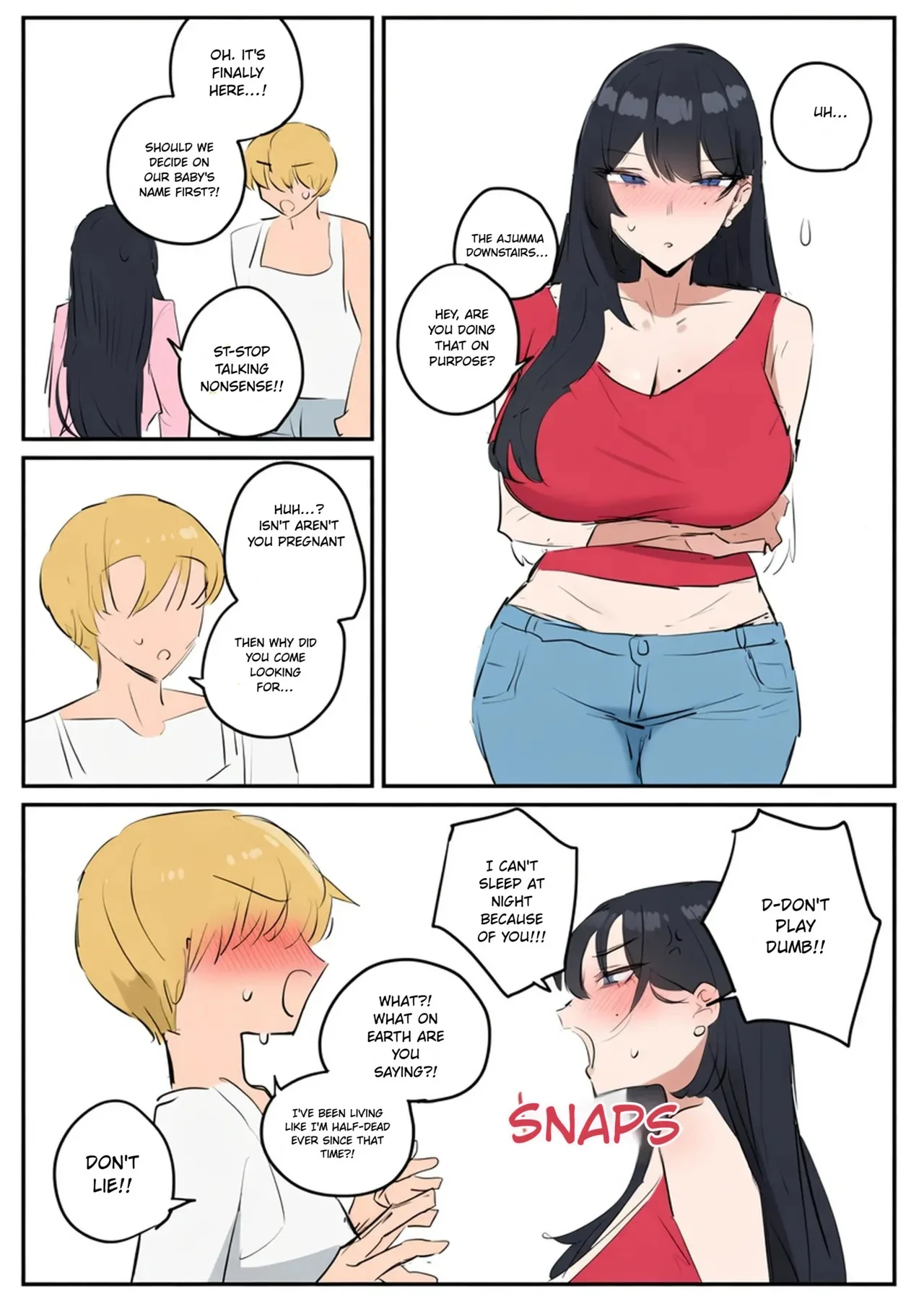 Portada de manga con mujer tetona y milf, escena de lactancia y chantaje, rayos x. - Página 3