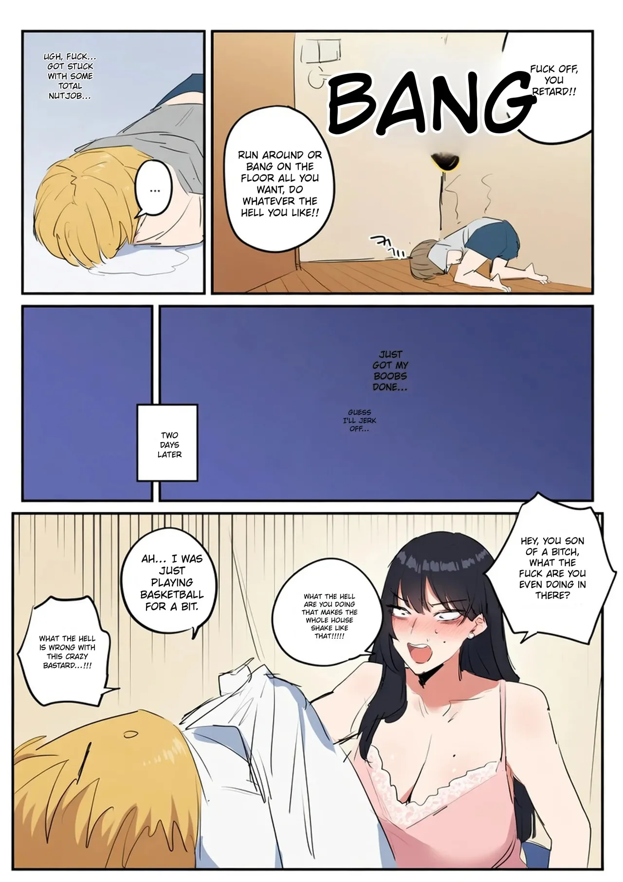 Portada de manga con mujer tetona y milf, escena de lactancia y chantaje, rayos x. - Página 71