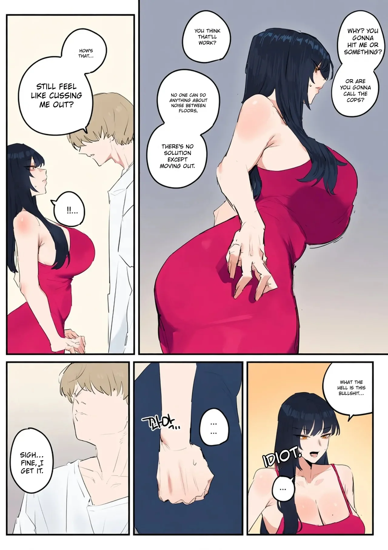 Portada de manga con mujer tetona y milf, escena de lactancia y chantaje, rayos x. - Página 75