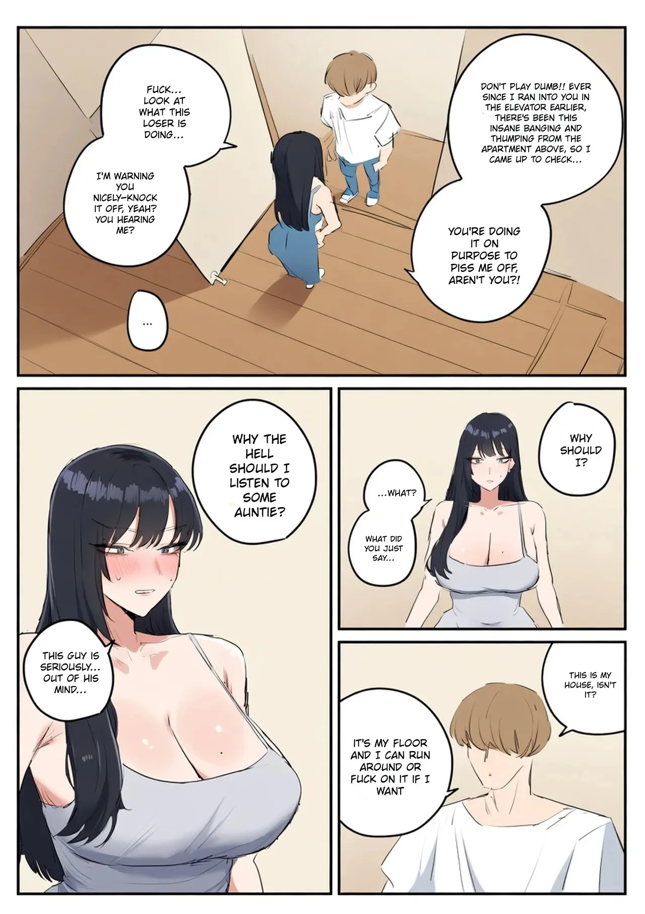 Portada de manga con mujer tetona y milf, escena de lactancia y chantaje, rayos x. - Página 76