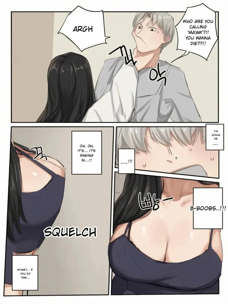 Portada de manga con mujer tetona y milf, escena de lactancia y chantaje, rayos x. - Página 84