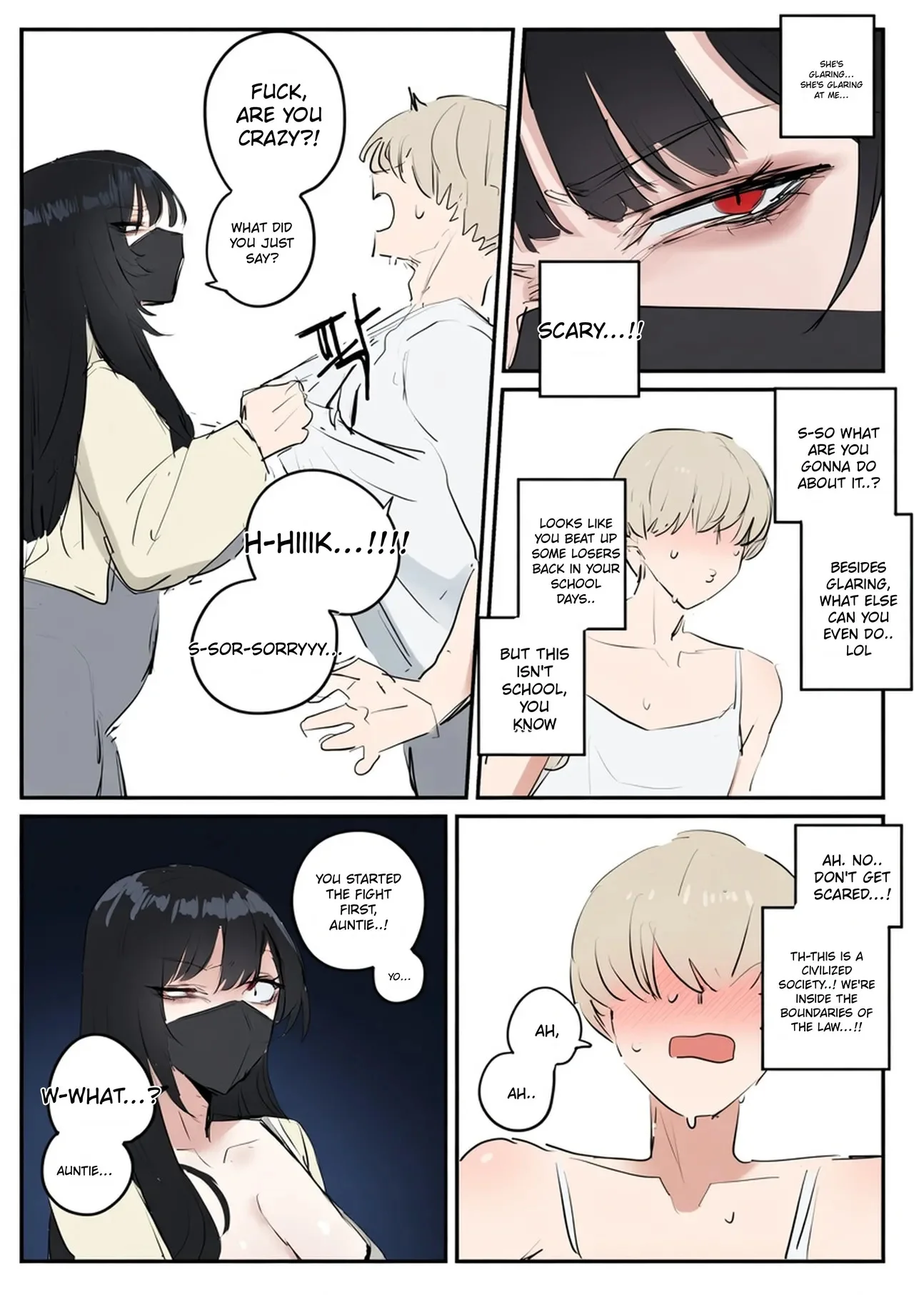 Portada de manga con mujer tetona y milf, escena de lactancia y chantaje, rayos x. - Página 85