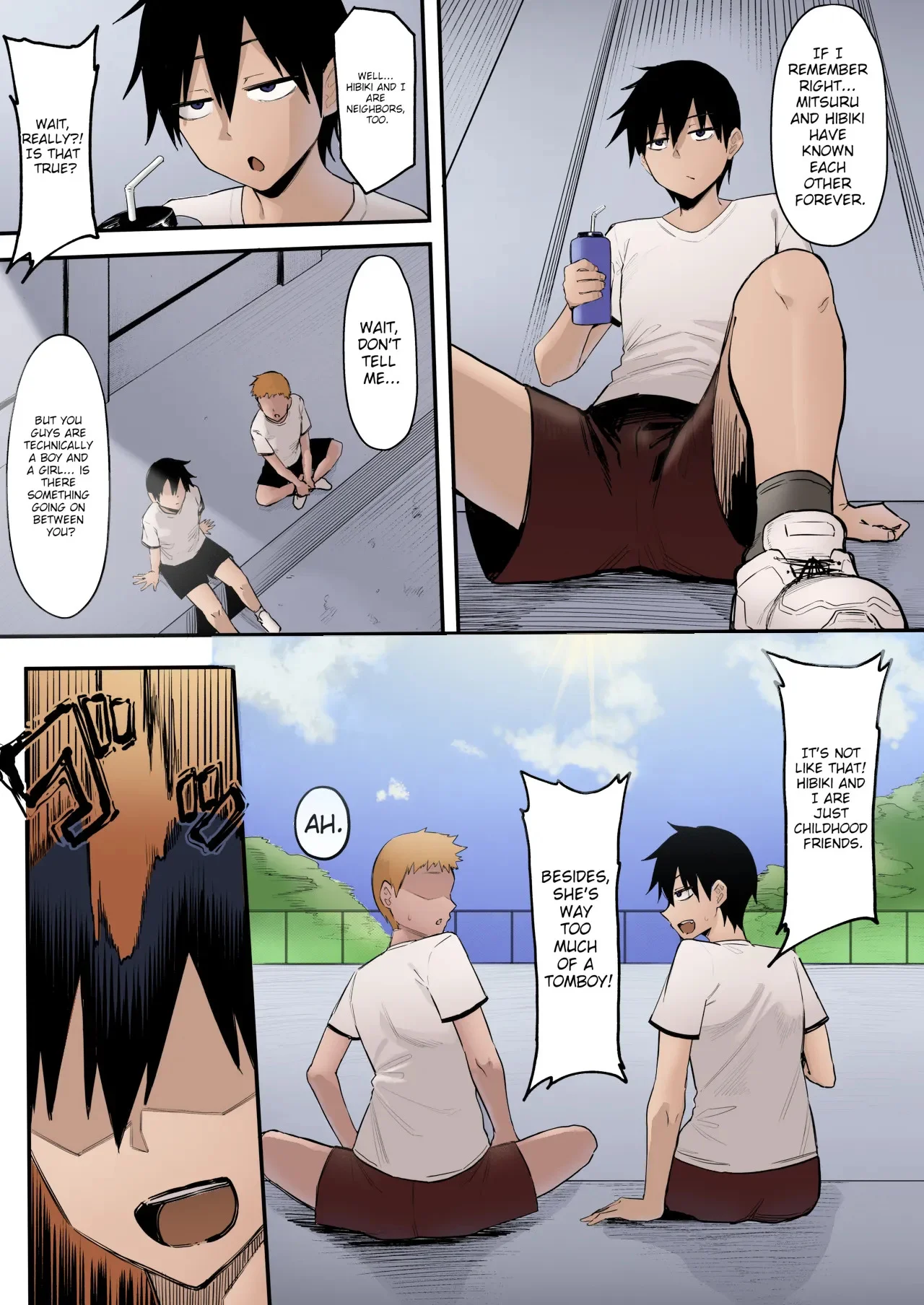 Portada del cómic The Secret Activity of My Boyish Childhood Friend from the Track Team. - Página 63