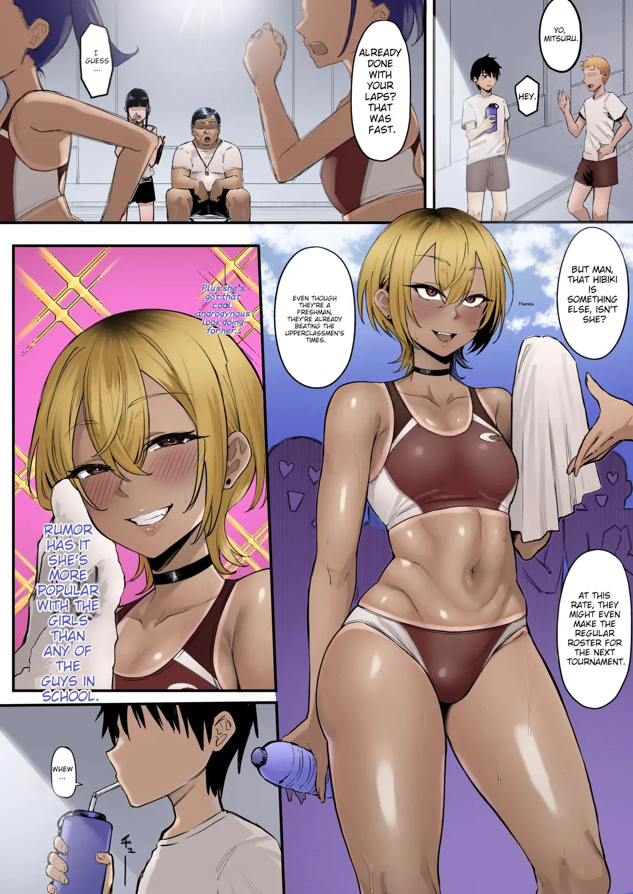 Portada del cómic The Secret Activity of My Boyish Childhood Friend from the Track Team. - Página 64