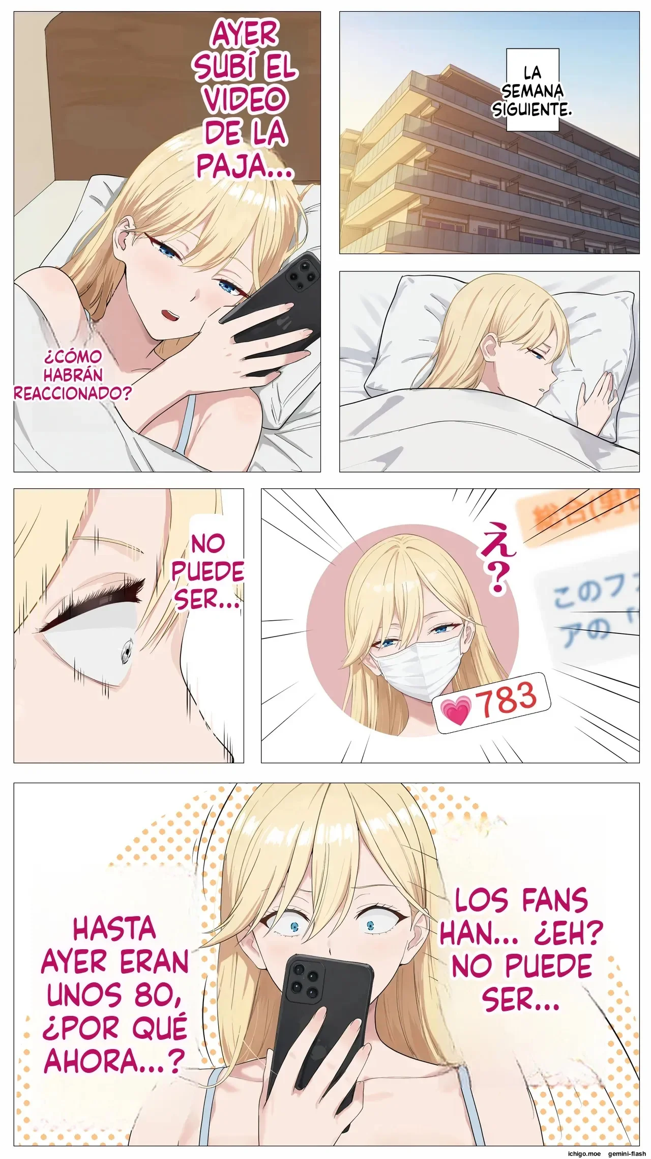 Portada del manga Haishin de Kasegitai Shio Gal to InCha no Ore, a color, con temática de infidelidad y prostitución. - Página 51