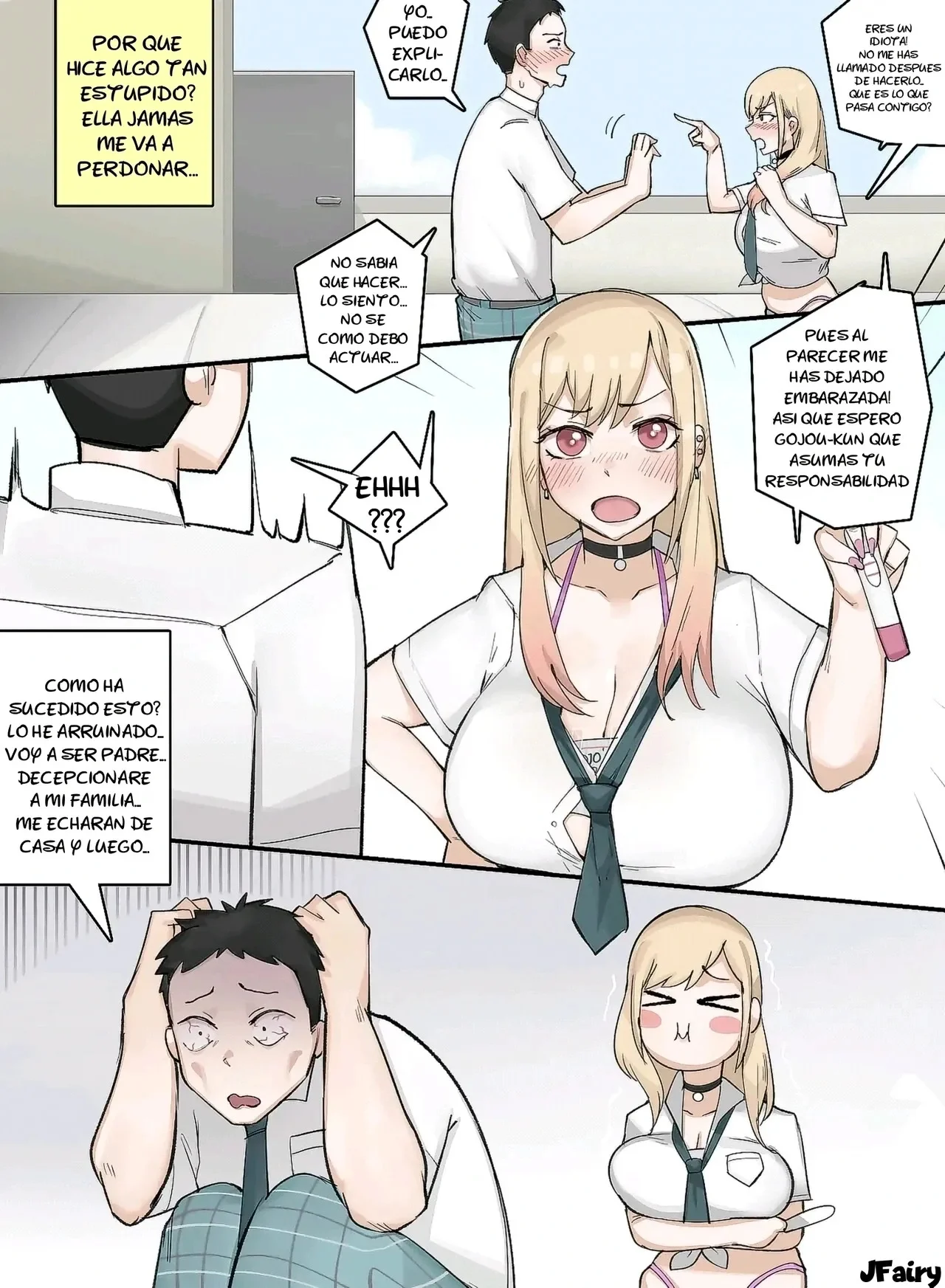 Portada del manga de Sono Bisque Doll con Marin Kitagawa y Wakana Gojou en bikini, con contenido explícito a color. - Página 6