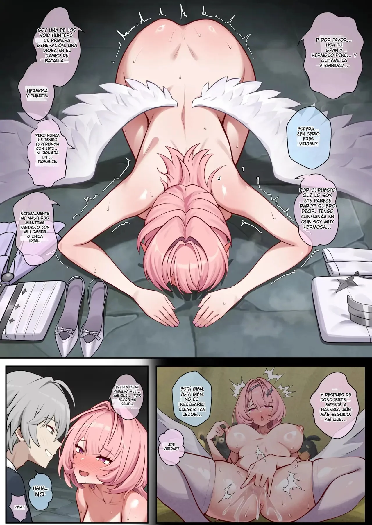 Portada del manga de Zenless Zone Zero con Wise y Remielle Dan, a color, con contenido erótico explícito. - Página 6